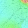 Mapa topográfico Haryana, mapa de relieve, mapa de altitud