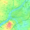 Mapa topográfico Woodstock, mapa de relieve, mapa de altitud