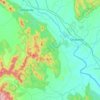 Mapa topográfico Musabani, mapa de relieve, mapa de altitud