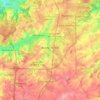Mapa topográfico Braine-l'Alleud, mapa de relieve, mapa de altitud
