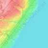 Mapa topográfico Oakville, mapa de relieve, mapa de altitud
