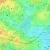 Mapa topográfico Ulsoor Lake, altitud, relieve