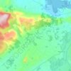 Mapa topográfico Owenbeg, mapa de relieve, mapa de altitud