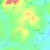 Mapa topográfico Monamolin, mapa de relieve, mapa de altitud