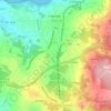 Mapa topográfico Río Sar, mapa de relieve, mapa de altitud